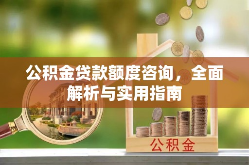 万柏林公积金贷款额度咨询，全面解析与实用指南