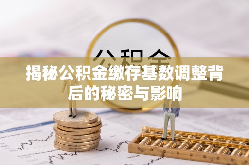 万柏林揭秘公积金缴存基数调整背后的秘密与影响