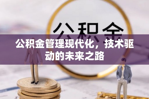 万柏林公积金管理现代化，技术驱动的未来之路
